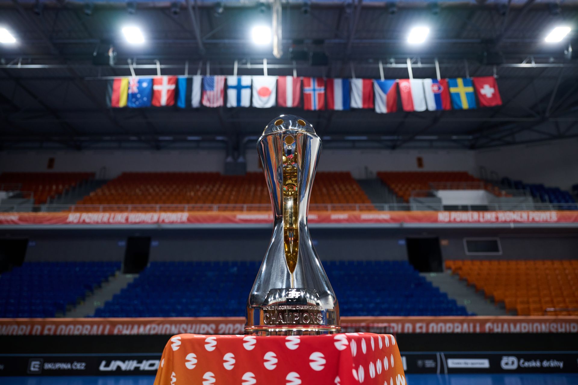 World Floorball Championships trophy.
